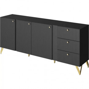 Комод КД-1 Reno Чёрный НК-мебель в Лангепасе - langepas.mebel-tymen.ru | фото