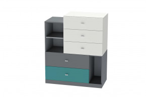 Комод Клео К-1, графит, миндаль, океан Диал в Лангепасе - langepas.mebel-tymen.ru | фото