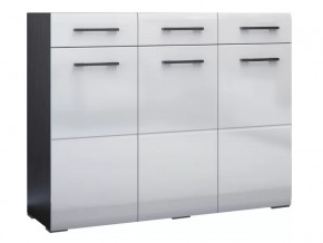 Комод Ненси Венге-Белый глянец в Лангепасе - langepas.mebel-tymen.ru | фото