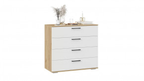 Комод «Нео» Дуб Крафт золотой, Белый в Лангепасе - langepas.mebel-tymen.ru | фото