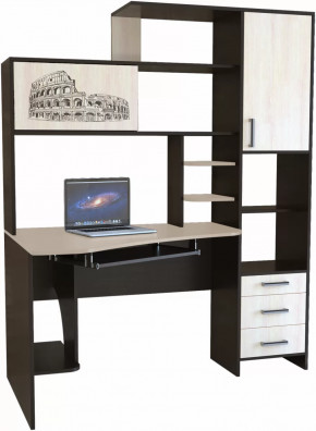 Компьютерный стол КЛ №6.0 Венге/Дуб молочный в Лангепасе - langepas.mebel-tymen.ru | фото