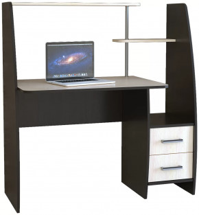 Компьютерный стол КЛ №6.2 Венге/Дуб молочный в Лангепасе - langepas.mebel-tymen.ru | фото