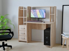 Компьютерный стол КЛ №6.3 Дуб баррик в Лангепасе - langepas.mebel-tymen.ru | фото