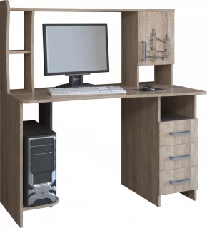 Компьютерный стол КЛ №6.4 Дуб баррик в Лангепасе - langepas.mebel-tymen.ru | фото