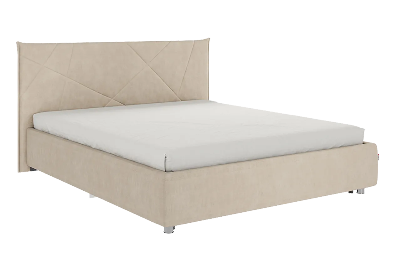 Кровать с основанием Бест 160х200 см капучино (велюр) в Лангепасе - langepas.mebel-tymen.ru | фото