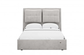 Кровать 1400 Эстер 311 Велюр Ультра Смог в Лангепасе - langepas.mebel-tymen.ru | фото