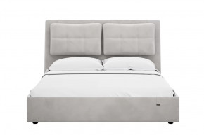 Кровать 1600 Эстер 311 Велюр Ультра Смог в Лангепасе - langepas.mebel-tymen.ru | фото