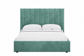 Кровать 1600 Ингрид 312 Велюр Ультра Минт в Лангепасе - langepas.mebel-tymen.ru | фото