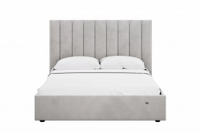 Кровать 1600 Ингрид 312 Велюр Ультра Смог в Лангепасе - langepas.mebel-tymen.ru | фото