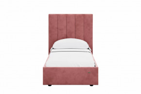 Кровать 900 Ингрид 312 Велюр Ультра коралл в Лангепасе - langepas.mebel-tymen.ru | фото
