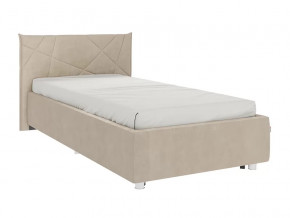 Кровать (каркас) Бест 90х200 см капучино (велюр) в Лангепасе - langepas.mebel-tymen.ru | фото