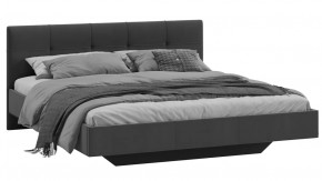 Кровать без ПМ «Элис» Тип 1 (без подъемного механизма) Исп.2 Велюр Графит в Лангепасе - langepas.mebel-tymen.ru | фото