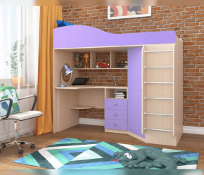 Кровать-чердак Кадет 1 с металлической лестницей Ярофф в Лангепасе - langepas.mebel-tymen.ru | фото