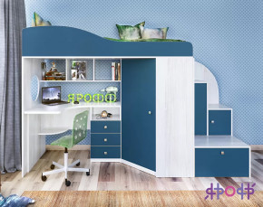 Кровать-чердак Кадет-1 Ярофф в Лангепасе - langepas.mebel-tymen.ru | фото