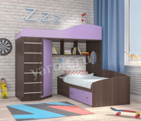 Кровать-чердак Кадет 2 с металлической лестницей Ярофф в Лангепасе - langepas.mebel-tymen.ru | фото