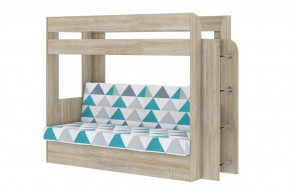 Кровать детская двухъярусная Карамель 75 Дуб Сонома NILS MINT в Лангепасе - langepas.mebel-tymen.ru | фото