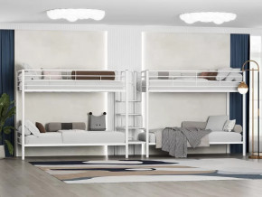 Кровать двухъярусная Толедо 4 Белый в Лангепасе - langepas.mebel-tymen.ru | фото