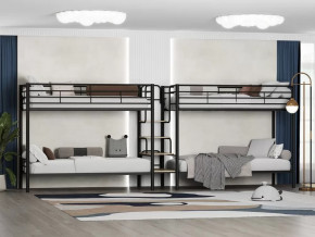 Кровать двухъярусная Толедо 4 Черный в Лангепасе - langepas.mebel-tymen.ru | фото