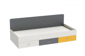 Кровать Клео арт. 010, 900*2000 мм, графит, миндаль, солнечный Диал в Лангепасе - langepas.mebel-tymen.ru | фото