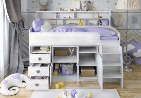 Кровать Малыш- 5 с полкой Винтерберг Ярофф в Лангепасе - langepas.mebel-tymen.ru | фото