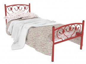 Кровать металлическая Ева Plus красная в Лангепасе - langepas.mebel-tymen.ru | фото
