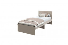 Кровать "МОНА" 2000* 900мм, (без матраса), ЛДСП кашемир (ламели) в Лангепасе - langepas.mebel-tymen.ru | фото