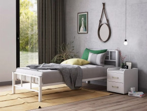 Кровать односпальная Кадис 120х190 Белый в Лангепасе - langepas.mebel-tymen.ru | фото