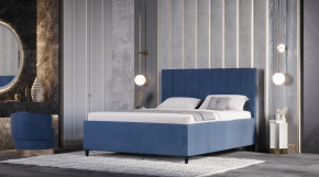 Кровать Оливия 1600 Синий в Лангепасе - langepas.mebel-tymen.ru | фото