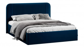 Кровать с ПМ «Тиффани» Тип 1 с заглушиной Велюр Confetti Blue в Лангепасе - langepas.mebel-tymen.ru | фото