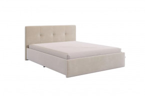 Кровать с основанием Веста 160х200 см крем (велюр) в Лангепасе - langepas.mebel-tymen.ru | фото