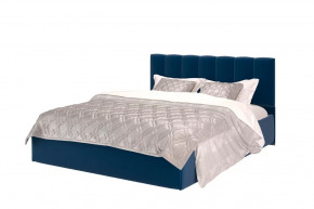Кровать Элен 1600*2000 мм, велюр NEO 27, синий в Лангепасе - langepas.mebel-tymen.ru | фото