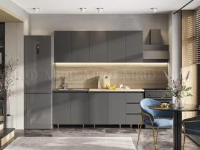 Кухня Челси 2,0м Графит/Графит в Лангепасе - langepas.mebel-tymen.ru | фото