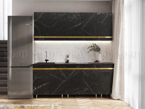 Кухня Милена 2,0м (Мрамор Блэк софт (Антарес)) в Лангепасе - langepas.mebel-tymen.ru | фото
