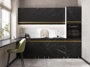 Кухня Милена 2,6м (Мрамор Блэк софт (Антарес)) в Лангепасе - langepas.mebel-tymen.ru | фото