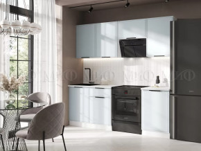 Кухня Николь 2,1м (Браш Деним Блю) в Лангепасе - langepas.mebel-tymen.ru | фото