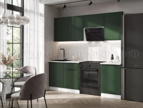 Кухня Николь 2,1м (Холст темно-зеленый) в Лангепасе - langepas.mebel-tymen.ru | фото
