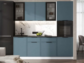 Кухня Николь 2,2м (Браш Блю) в Лангепасе - langepas.mebel-tymen.ru | фото