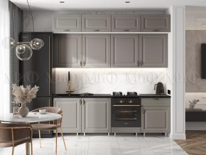 Кухня Престиж 2,4м (Браш текстура Грей) в Лангепасе - langepas.mebel-tymen.ru | фото