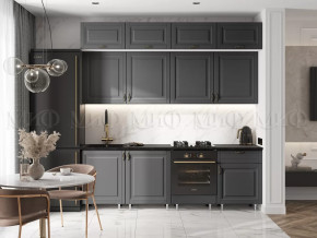 Кухня Престиж 2,4м (Графит софт) в Лангепасе - langepas.mebel-tymen.ru | фото