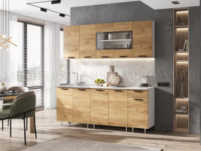 Кухня Рио NEW 1,8м Дуб Крафт ЛДСП в Лангепасе - langepas.mebel-tymen.ru | фото