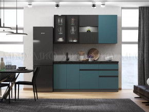 Кухня Техно-6 2,0м (Графит/Атлантик софт/Графит софт) в Лангепасе - langepas.mebel-tymen.ru | фото