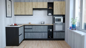 Кухонный гарнитур Адажио мега прайм 1500х2700 мм в Лангепасе - langepas.mebel-tymen.ru | фото