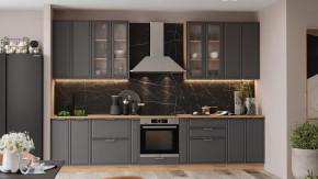 Кухонный гарнитур «Белладжио» №14 Дуб Крафт золотой, Софт графит в Лангепасе - langepas.mebel-tymen.ru | фото