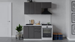 Кухонный гарнитур «Белладжио» длиной 160 см Белый, Софт графит в Лангепасе - langepas.mebel-tymen.ru | фото