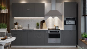 Кухонный гарнитур «Габриэлла» №10 Белый/Титан в Лангепасе - langepas.mebel-tymen.ru | фото