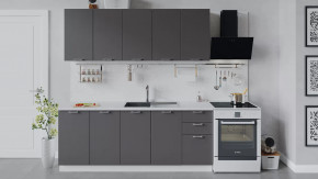 Кухонный гарнитур «Габриэлла» длиной 200 см Белый/Муссон в Лангепасе - langepas.mebel-tymen.ru | фото