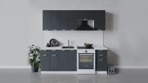 Кухонный гарнитур «Гранита» длиной 220 см в Лангепасе - langepas.mebel-tymen.ru | фото