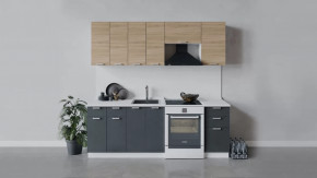 Кухонный гарнитур «Гранита» длиной 220 см в Лангепасе - langepas.mebel-tymen.ru | фото