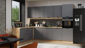 Кухонный гарнитур «Гренада» №4 Дуб Крафт золотой, Холст Вулкан в Лангепасе - langepas.mebel-tymen.ru | фото