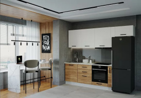 Кухонный гарнитур Лада-2550 столешница 38 мм в Лангепасе - langepas.mebel-tymen.ru | фото